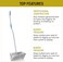LOSTRONAUT Sand Flea Rake Pro52&rsquo;&rsquo; Ergonomic HandleLarge 16&rsquo;&rsquo; Basket with Sharp TeethHeavy Duty Commercial Fishing Grade Rakes Include Sand Scoop.