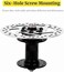 Niiyen Disc Brake Rotor, 120mm 140mm 180mm 203mm Bike Disc Brake Rotors 6 Nails Cycling Accessory Fit for Road Bike, Mountain Bike, MTB, BMX(120mm.