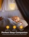 JolyWell Baby Night Light for Kid, Portable Egg Nightlight with Stable Charging Pad, Touch Nursery Night Lamp for Breastfeeding, Toddler Night Light for Bedroom, Timer Setting, ABSPC, White-2.