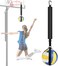 TOBWOLF Volleyball Spike Trainer, justierbare Volleyball Training Equipment Hilfe, Volleyball Spike Training System verbessert das Servieren, Springen, Arm Swing Mechanik und Spiking Power.