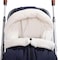 KZ Dotnz Universal Footmuff for Stroller with Adjustable Side Central and Botton zips, Stroller Footmuff with Soft Hood, Waterproof Warm Outdoor Baby Stroller Bunting Bag/Stroller Accessories.