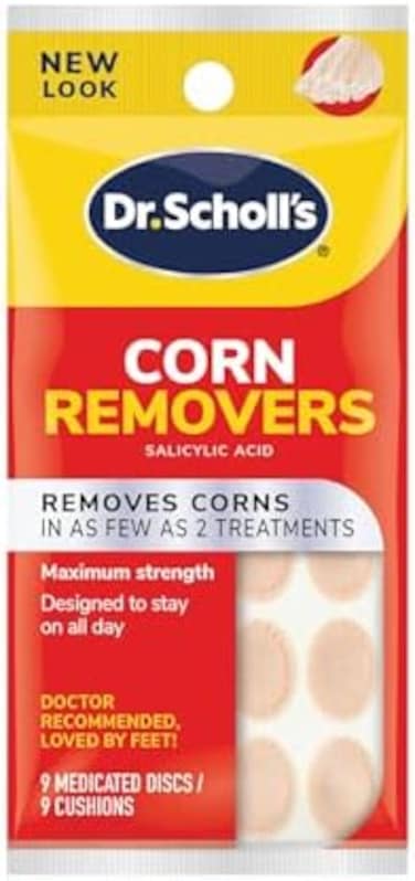 Dr. Scholl's Corn REMOVERS, 9 ct Removes Corns in As Few As 2 Treatments, Maximum Strength, Stays on All Day.