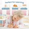 STEAMFLO Learning Pencils For Toddlers 2-4 Years&ndash;Kids Pencils For Beginners, Toddlers And Preschoolers, Jumbo Triangle Shape With Soft Graphite (8pkSharpener.