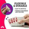 Copag Elite 100% Plastic Playing Cards, Poker Size (StandardJumbo Index Single Deck (Blue.