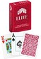 Copag Elite 100% Plastic Playing Cards, Poker Size Jumbo Index Single Deck (Red.