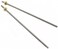 akkacm 2pcs 500mm Tr8X8 Lead Screw with T8 Brass Nut for 3D Printer Machine Z Axis(Acme Thread, 2mm Pitch, 4 Start, 8mm Lead.