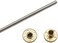 akkacm 2pcs 500mm Tr8X8 Lead Screw with T8 Brass Nut for 3D Printer Machine Z Axis(Acme Thread, 2mm Pitch, 4 Start, 8mm Lead.