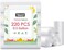 Teivio 220 Counts Strong Trash Bags Garbage Bags , Bin Liners, for home office kitchen (Clear, 0. 5 Gallon.