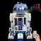 Kyglaring Led Lighting Kit for Lego Star Wars R2 D2, Light and Sound Set Compatible with Lego 75308 Building Set- Not Include The Lego Set (RC Sound Version.