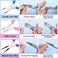 Mckanti 5 Packs Jewelry Pliers Set, Jewelry Making Tools with Needle Nose Pliers/Round Nose Pliers/Chain Nose Pliers/Bent Nose Pliers/Zipper Pliers, Jewelry Making Supplies Repair/ Cut Kits for Crafti