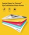 Liene 4x6'' Photo Printer PaperCartridge, Cartridge RefillPhoto Paper- 40 Pack for DHP512/DHP513.