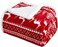 Touchat Red Sherpa Christmas Throw Blanket, Fuzzy Fluffy Soft Cozy Blanket, Fleece Flannel Plush Microfiber Blanket for Couch Bed Sofa (50" X 60", Red Reindeer.