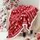 Touchat Red Sherpa Christmas Throw Blanket, Fuzzy Fluffy Soft Cozy Blanket, Fleece Flannel Plush Microfiber Blanket for Couch Bed Sofa (50" X 60", Red Reindeer.