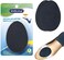 UNIKSTEP 5 Pairs Shoe Sole Anti Slip Grips, Non Skid Self Adhesive Rubber Pads, Shoe Bottom and Heel Noise Reduction Stickers and Protectors (Black, Black, 5 Pair (Pack of 1.