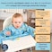 BIBaDO Coverall Weaning Bib - Toddler Baby Long Sleeve Bibs for Ages 6-36 Months, Attaches to Highchairs, Pushchairs, Tables - Waterproof, Machine Washable. Mess Proof Feeding BLW Bibs.