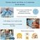 BIBaDO Coverall Weaning Bib - Toddler Baby Long Sleeve Bibs for Ages 6-36 Months, Attaches to Highchairs, Pushchairs, Tables - Waterproof, Machine Washable. Mess Proof Feeding BLW Bibs.