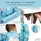 BIBaDO Coverall Weaning Bib - Toddler Baby Long Sleeve Bibs for Ages 6-36 Months, Attaches to Highchairs, Pushchairs, Tables - Waterproof, Machine Washable. Mess Proof Feeding BLW Bibs.