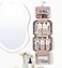 NISHEL Toiletry Bag, Portable Makeup Organizer, Cosmetic Holder for Brushes Set, Full-Sized Shampoo, Conditioner, Accessories.