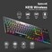 Redragon K618 PRO 3-Mode Wireless RGB Mechanical Keyboard, BT/2. 4Ghz/Wired Low Profile Win/Mac Gaming Keyboard w/Ultra-Thin Design, Dedicated Media ControlLinear Red Switch.