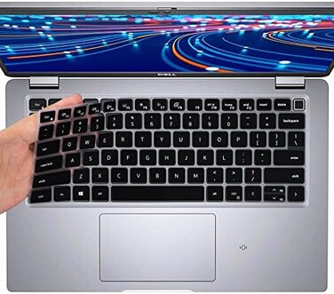 غطاء لوحة مفاتيح imComor لأجهزة Dell Latitude 5420 7410 7420 7520 مقاس 14 بوصة، وغطاء لوحة مفاتيح لأجهزة Dell Latitude 9000 9510 9520 مقاس 15 بوصة، أسود.