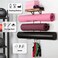 Bikoney Yoga Mat Holder Wall Mount Yoga Mat Storage Home Gym Accessories with Wood Floating Shelves and 4 Hooks for Hanging Foam Roller and Resistance Bands at Fitness Class or Home Gym Carbonized Bla