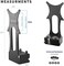 VIVO Quick Attach VESA Adapter Plate Bracket Designed for Samsung T55 Series Monitors, VESA up to 100x100, Black, MOUNT-SGT55.