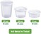 GUSTO Comfy Package , [48 Sets - Combo] Plastic Deli Containers With Airtight Lids - 8 oz, 16 oz, 32 oz. - Food Storage/Soup Containers.