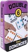مجموعة دومينو السفر من Front Porch Classics Double 6، من 1 إلى 4 لاعبين، للأعمار من 6 سنوات فما فوق.