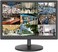 zoshing 17inch Security Monitor,Wall-Mounted Monitor Supports USB/Full Format Video Playback,CCTV Monitor with AV/HDMI Input/VGA/Headphone Output,Built-in Speaker, Remote Control.