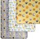 GROW WILD Crib Sheets for BoysBaby Crib Sheets (3 Pack, Safari Crib Mattress Sheet or Toddler Bed Sheet, Elephant Baby Sheet.