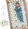 GROW WILD Crib Sheets for BoysBaby Crib Sheets (3 Pack, Safari Crib Mattress Sheet or Toddler Bed Sheet, Elephant Baby Sheet.