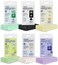 T.TAIO T. Taio Esponjabon Soap Sponge Variety Pack- Shower ScrubberBath Wash Scrub - Massage Face - Bathroom Accessories - Mother of Pearl, Aloe Vera, Lavender, Charcoal, Cucumber-Melon, Oatmeal (6-Pa