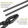 مجموعة أدوات الحدادة Yoursme Blacksmith 15 بوصة Wolf Jaw Tangers and Hammer Tool Set Essential Tools for Blacksmith Warge.