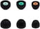 ALXCD Eartips Compatible with Sony WF-1000XM4 WF-1000XM5 Earbuds, S/M/L 3 Pairs Soft Silicone Ear Tips Earbuds Tips, Compatible with Sony WF-1000XM5 WF-1000XM4 Silicon Tips XM4 3 Pairs, SML, Black.