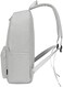 Abshoo Lightweight Casual Unisex Backpack for School Solid Color Boobags, Light Grey, Medium, Daypack Backpacks.