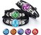 UTIEHD Genshin Impact Bracelet 7 Pack, Animne Element Luminous Bracelets Glow in Dark, God's Eye Time Gem Bracelet of Fire, Ice, Wind, Grass, Rock, Thunder, Water.