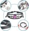UTIEHD Genshin Impact Bracelet 7 Pack, Animne Element Luminous Bracelets Glow in Dark, God's Eye Time Gem Bracelet of Fire, Ice, Wind, Grass, Rock, Thunder, Water.