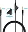 CYPHER.V Replacement Cable Cord for Astro A40/A40TR/A10 Gaming Headsets, Aux Wire with Volume Control 2. 0 M 6. 5 Feet Compatible with Xbox one PC Ps4 etc (Black.