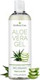 KinRose Care 7 Minerals - 12oz Organic Aloe Vera Gel for Face, Skin, HairSunburn Relief - From 100 Percent Pure Aloe Vera - Cold Pressed, Vegan, Unscented - Made in USA.