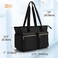 Damero Nurse Bag, Doctor Bag for Work Supplies, Medical Bags with Laptop Sleeve for Home Care Nurse, Health Care Staff and More, Black.