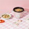 أروما هاوسويرز 4 أكواب (مطبوخ / 1 كوارت) طباخ حبوب الأرز (ARC-302NGP، وردي).