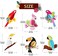 KatchOn Big Tropical Birds Honeycomb Cutouts - Pack of 6, Tropical Party DecorationsHawaiian Party DecorationsLuau Party Decorations, Tropical Birthday Party Decorations, Rainforest Decorations.