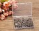Tupalizy 120PCS Bra Strap Hooks for Sewing Bikini Halter Swimsuit Tops Lingerie Rings Metal Bathing Suit Clips Clasp Adjustment Slider for Slip Dress, 3 Styles, 8mm and 12mm, Silver and Metallic Black