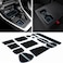 JDMCAR Liner Accessories Compatible with Toyota RAV4 2024 2023 2022 2021 2020 2019 and 2021-2024 RAV4 Prime, Custom Fit Cup Holder, Center Console, and Door Pockets Inserts Kit (Blue Trim- 15 PC Set.