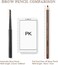 LSxia Waterproof Eye-Brow Pen-cil Set, Pull Cord Peel-off Eyebrow Pencil Microblading Eyebrow Pen Supplies Kit, White Eye-Liner Pencil and Eyebrow Tool Tattoo Makeup (61 BrownDark BrownLight Brown.