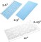 Tosnail 14 Pieces Fondant Impression Mats Molds Lace Embossing Mat for Gum Paste, Cupcake, Biscuits, Fondant Cake, Wedding Cake Decoration.