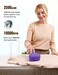 VASSON Fabric Shaver, Electric Lint Remover, Rechargeable Lint Shaver, Sweater Shavers to Remove Pilling, Large Fuzz Remover for Clothes Couch Furniture (Purple.