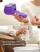 VASSON Fabric Shaver, Electric Lint Remover, Rechargeable Lint Shaver, Sweater Shavers to Remove Pilling, Large Fuzz Remover for Clothes Couch Furniture (Purple.