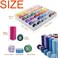 HDST-HOME 72Pcs Prewound Bobbins and Thread Spools, 36 Colors 400 Yards per Polyester Thread Spools, 36 Colors Prewound Bobbin for HandMachine Sewing, Emergency and Travel, DIY and Home.