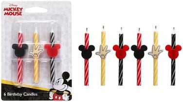 DecoPac Mickey Mouse Character Birthday Candles.
